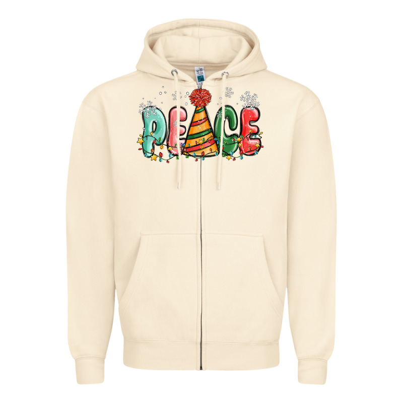 Peace Zipper Hoodie by MaliasSmallBusiness | Teevron