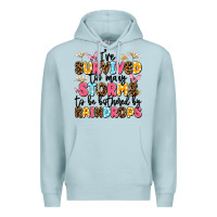 Blue Mist i've survived too many storms Premium Hoodie - JahusDesignShop