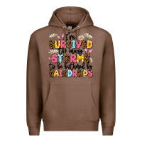 Chestnut i've survived too many storms Premium Hoodie - JahusDesignShop