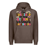 Coffee i've survived too many storms Premium Hoodie - JahusDesignShop