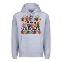 Heather Grey i've survived too many storms Premium Hoodie - JahusDesignShop