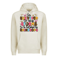 Oatmeal Heather i've survived too many storms Premium Hoodie - JahusDesignShop