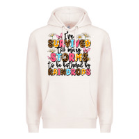 Pale Pink i've survived too many storms Premium Hoodie - JahusDesignShop