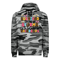Slate Camo i've survived too many storms Premium Hoodie - JahusDesignShop
