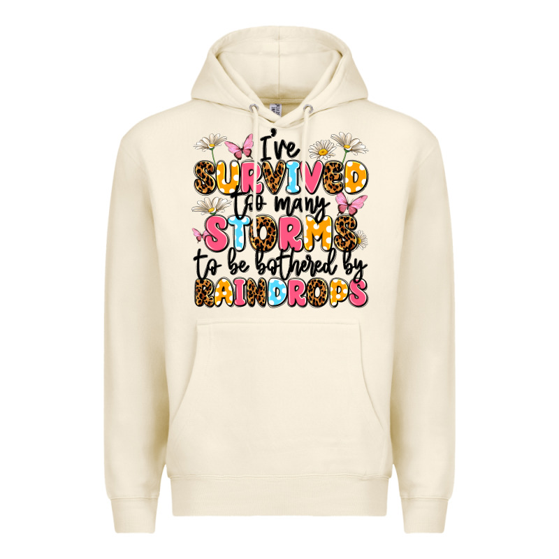 I've Survived Too Many Storms Premium Hoodie by JahusDesignShop | Teevron