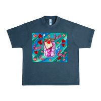 Midnight Navy sugar with love Urban Heavy Tee - AdoDesignShop