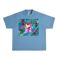 Pebble Blue sugar with love Urban Heavy Tee - AdoDesignShop