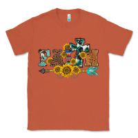Copper western faith arrow sunflowers Classic Tee - BarkalooDesign