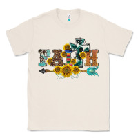 Natural western faith arrow sunflowers Classic Tee - BarkalooDesign