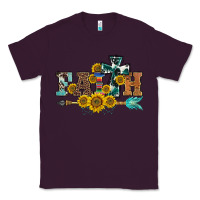 Plum western faith arrow sunflowers Classic Tee - BarkalooDesign