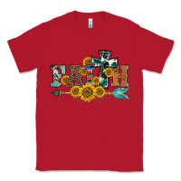 Red western faith arrow sunflowers Classic Tee - BarkalooDesign