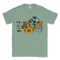 Sage western faith arrow sunflowers Classic Tee - BarkalooDesign