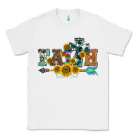 White western faith arrow sunflowers Classic Tee - BarkalooDesign