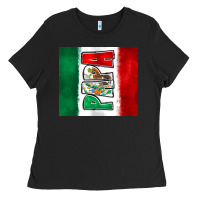 Black mexico papa Ladies Tee - Zillion Design Studio