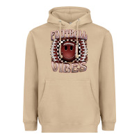 Mushroom football vibes smiley face Heavyweight Hoodie - BarkalooDesign