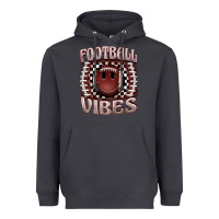 Smoke football vibes smiley face Heavyweight Hoodie - BarkalooDesign