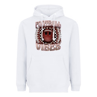White football vibes smiley face Heavyweight Hoodie - BarkalooDesign