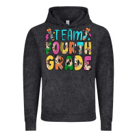 Vintage Black team fourth grade Vintage Hoodie - JahusDesignShop