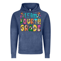 Vintage Denim team fourth grade Vintage Hoodie - JahusDesignShop