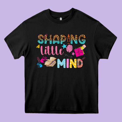 Shaping Little Mind Heavy Core Tee Designed By Texasbilliewilder