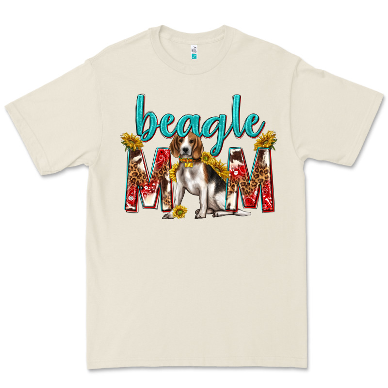Western Beagle Mom Premium Tee by texasbilliewilder | Teevron