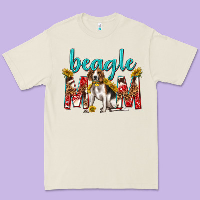 Western Beagle Mom Premium Tee Designed By Texasbilliewilder