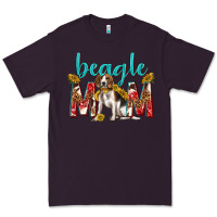 Plum western beagle mom Premium Tee - texasbilliewilder