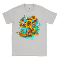 Moon Dust western belive sunflowers cross Classic Tee - BarkalooDesign