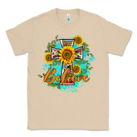 Mushroom western belive sunflowers cross Classic Tee - BarkalooDesign