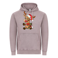 Vintage Zinc baby christmas reindeer Vintage Hoodie - AdoDesignShop