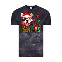 Cloud Black merry pawmas christmas french bulldog Vintage Tee - Jasminsmagicworld