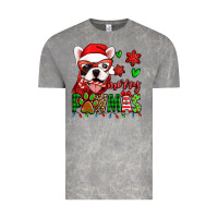 Cloud Rock merry pawmas christmas french bulldog Vintage Tee - Jasminsmagicworld
