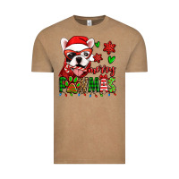 Vintage Coffee merry pawmas christmas french bulldog Vintage Tee - Jasminsmagicworld