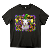 Asphalt mardi gras baby sheep king cake fleur de lis Heavy Core Tee - RanaPortraitStore