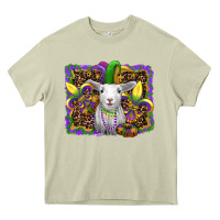 Mossy mardi gras baby sheep king cake fleur de lis Heavy Core Tee - RanaPortraitStore