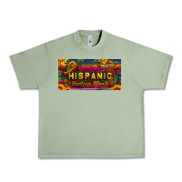Oil Green national hispanic heritage month license plate Urban Heavy Tee - BundleAndBundleShop