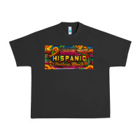 Pigment Black national hispanic heritage month license plate Urban Heavy Tee - BundleAndBundleShop