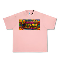 Salmon national hispanic heritage month license plate Urban Heavy Tee - BundleAndBundleShop