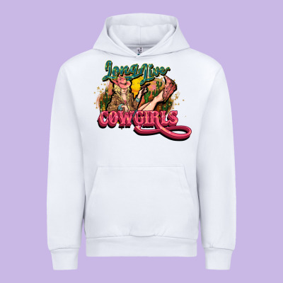 Long Life Cowgirls Urban Hoodie Designed By Howdyjamesfarm