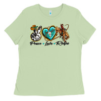 Matcha peace love rodeo Ladies Tee - texasbilliewilder