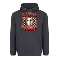 Smoke baseball vibes smiley face Heavyweight Hoodie - BarkalooDesign