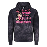 Cloud Black in october we wear pink for breast cancer Vintage Hoodie - AdoDesignShop