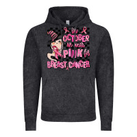 Vintage Black in october we wear pink for breast cancer Vintage Hoodie - AdoDesignShop