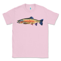 Bubblegum Pink Rainbow Trout Classic Tee - LillyAllenDesigns