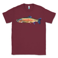Burgundy Rainbow Trout Classic Tee - LillyAllenDesigns
