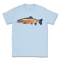 Dusty Blue Rainbow Trout Classic Tee - LillyAllenDesigns