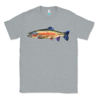 Heather Grey Rainbow Trout Classic Tee - LillyAllenDesigns