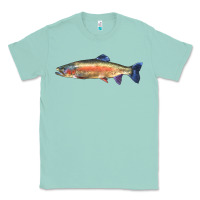 Seafoam Rainbow Trout Classic Tee - LillyAllenDesigns