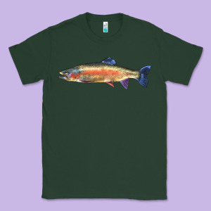 Rainbow Trout Classic Tee Designed By Lillyallendesigns