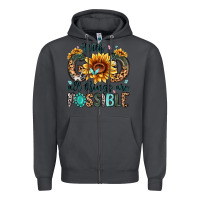 Smoke with god all things are possible malias Zipper Hoodie - MaliasSmallBusiness